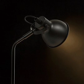 Retro Galda lampa - ROSITA - 1x GU10 - Melnā vai Baltā krāsā
