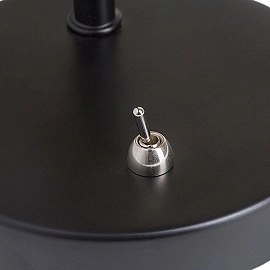 Retro Galda lampa - ROSITA - 1x GU10 - Melnā vai Baltā krāsā
