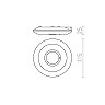 SENSOR griestu kustības sensors, 360°, max 2000W (Rendl)