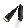 ALEXIS WALL lasīšanas lampa melna / hroms, GU10 5W (Rendl)