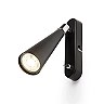 ALEXIS WALL lasīšanas lampa melna / hroms, GU10 5W (Rendl)