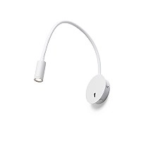 VALE sienas lasīšanas LED lampa balta, 3W 3000K 175lm 30° (Rendl)