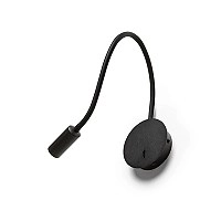 VALE sienas lasīšanas LED lampa melna, 3W 3000K 175lm 30° (Rendl)