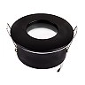 DL2235 apaļš iebūvējamais rāmis GU10/G5.3 IP44 melns (Spector Light 18041S)