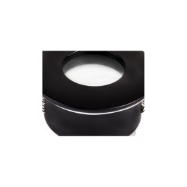 Spector Light DL2235 apaļš iebūvējamais rāmis melns, IP44, GU10/G5.3