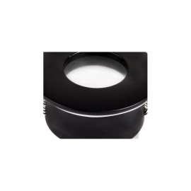Spector Light DL2235 apaļš iebūvējamais rāmis melns, IP44, GU10/G5.3