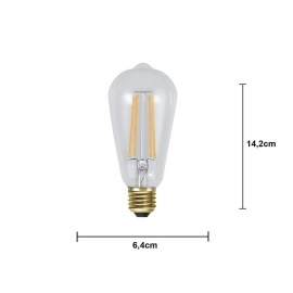 LED spuldze E27 ST64 Soft Glow 2100 K, dimmējama (Star Trading 352-72-1)
