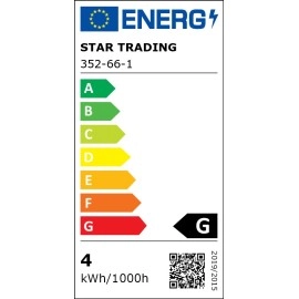 Dekoratīva LED filament spuldze E27 T30 caurspīdīga 2200K 250lm CRI95 dimmējama (Star Trading 352-66-1)