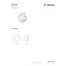 IS D360 ECO balts iebūvējams kustību sensors, 360°, IP20 (STEINEL)