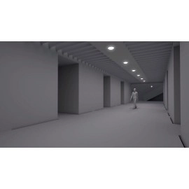 RS PRO P1 flat S sensora griestu/sienas gaismeklis 9,4W 3000K balts (STEINEL)