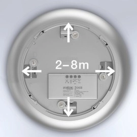 DL Vario Quattro S — āra griestu LED gaismeklis ar 4× PIR sensoriem, 3000 K, IP54 (STEINEL)
