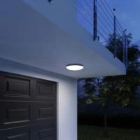 Steinel DL Vario Quattro LED āra sensorplafons antracīts, 9,8W, 1000lm, 3000K