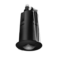 Steinel IR Quattro MICRO 6m COM1, 360° PIR klātbūtnes sensors, IP65 (melns)