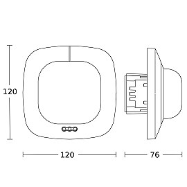 Klātbūtnes sensors IR QUATTRO, STEINEL Professional