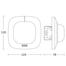 Klātbūtnes sensors IR QUATTRO, STEINEL Professional
