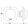 Klātbūtnes sensors IR Quattro HD 24m, STEINEL, Professional