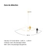 Kustības sensors IS 2140 ECO melns, 140°, 2000W, 14m, IP54, STEINEL