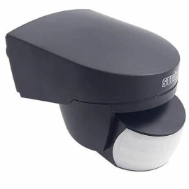 Kustības sensors IS 2140 ECO melns, 140°, 2000W, 14m, IP54, STEINEL
