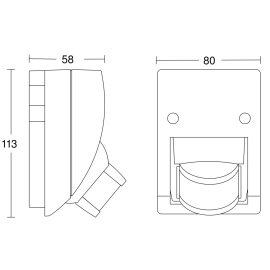 Kustības sensors  IS 2160 ECO, 160°, 12m, STEINEL