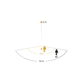 Kustības sensors  IS 2160 ECO, 160°, 12m, STEINEL