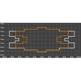 Kustības sensors IS 345, 180°, 2000 W, 20m, virsapmetuma - pie griestiem, STEINEL