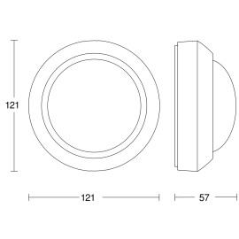 Kustību sensors IS 360-3, 360°, 12m, STEINEL