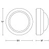 Kustību sensors IS 360-3, 360°, 12m, STEINEL