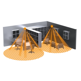 Kustības sensors IS D360, 360°, 1000 W, 8m, iebūvējams, STEINEL