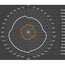 Kustības sensors IS D360, 360°, 1000 W, 8m, iebūvējams, STEINEL