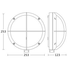 Steinel L 331 S LED āra sensorlampa antracīts, 8,4W, 711lm, 3000K, IP44