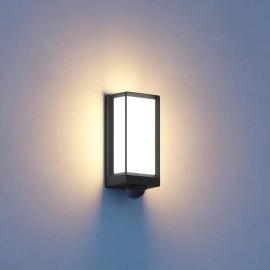 L 42 SC — LED āra sienas gaismeklis ar kustības sensoru (antracīts, 3000 K, IP54, Bluetooth)