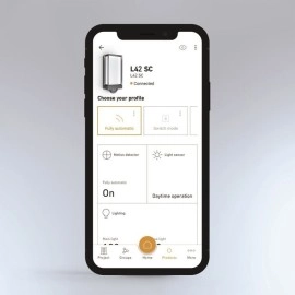 L 42 SC — LED āra sienas gaismeklis ar kustības sensoru (antracīts, 3000 K, IP54, Bluetooth)