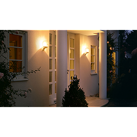 Āra sensor lampa, L-585- S, 180°, 12m, 1x E27, STEINEL