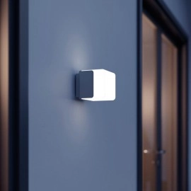 Kuba formas āra sensor-gaismeklis L 835 LED iHF Cube, STEINEL