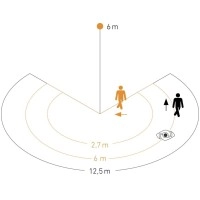 Steinel MD IR N270 uDIM — āra PIR kustību sensors (balts, 270°, IP54, Bluetooth)