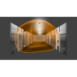 360°, 1-8m, E27 iekštelpu sensorlampa RS 14 L, STEINEL