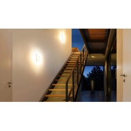 RS M1 S — iekštelpu sienas/griestu LED gaismeklis ar sensoru, 3000 K, 8,8 W, 759 lm, IP20 (STEINEL)