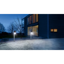 LED sensorprožektors XSolar GL-S, PV saules panelis, akumulators, STEINEL