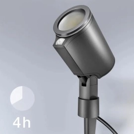 STEINEL Spot Garden SC — dārza prožektors ar mietiņu, 1x GU10, antracīts, IP44, 3000 K