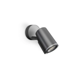 STEINEL Spot ONE S — sienas prožektors ar PIR sensoru, 1x GU10, antracīts, IP44, 3000 K STEINEL Spot ONE S — sienas prožektors ar PIR sensoru, 1x GU10, antracīts, IP44, 3000 K