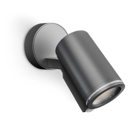STEINEL Spot ONE SC — sienas prožektors ar PIR sensoru un Bluetooth, 1x GU10, antracīts, IP44, 3000 K STEINEL Spot ONE SC — sienas prožektors ar PIR sensoru un Bluetooth, 1x GU10, antracīts, IP44, 3000 K