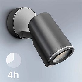 STEINEL Spot ONE SC — sienas prožektors ar PIR sensoru un Bluetooth, 1x GU10, antracīts, IP44, 3000 K
