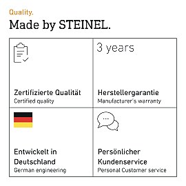 STEINEL Spot Way SC — celiņa gaismeklis ar PIR sensoru, 1x GU10, antracīts, IP44, 3000 K