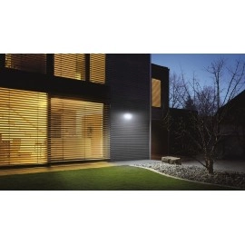 XSolar L-S ONE — saules sienas gaismeklis ar PIR sensoru, 3000 K, IP44, antracīts (STEINEL)