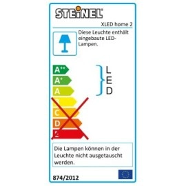 13.7W, 1550lm, 3000K, LED, xLED Home 2, STEINEL sensora prožektors