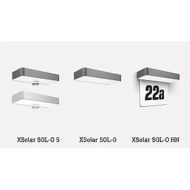 STEINEL XSolar SOL-O S solārais sienas gaismeklis, ar kustības sensoru, 273 lm, 3000 K, sudraba krāsā — 052652