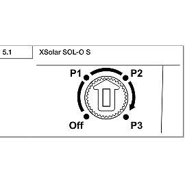 STEINEL XSolar SOL-O S solārais sienas gaismeklis, ar kustības sensoru, 273 lm, 3000 K, sudraba krāsā — 052652