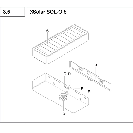 STEINEL XSolar SOL-O S solārais sienas gaismeklis, ar kustības sensoru, 273 lm, 3000 K, sudraba krāsā — 052652