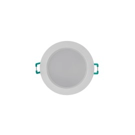 3 gab. iebūvējamu baltu LED griestu gaismekļu komplekts SylSpot Neos IP65 priekšpusē, 400 lm, 3000 K (Sylvania)