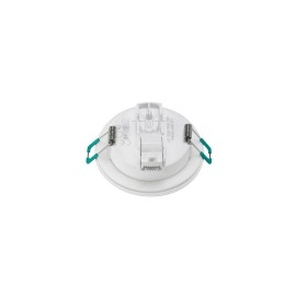 3 gab. iebūvējamu baltu LED griestu gaismekļu komplekts SylSpot Neos IP65 priekšpusē, 400 lm, 3000 K (Sylvania)
